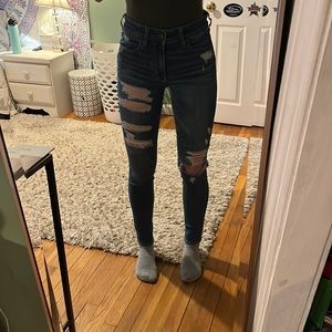 AMERICAN EAGLE HIGH RISE STRETCH JEAN